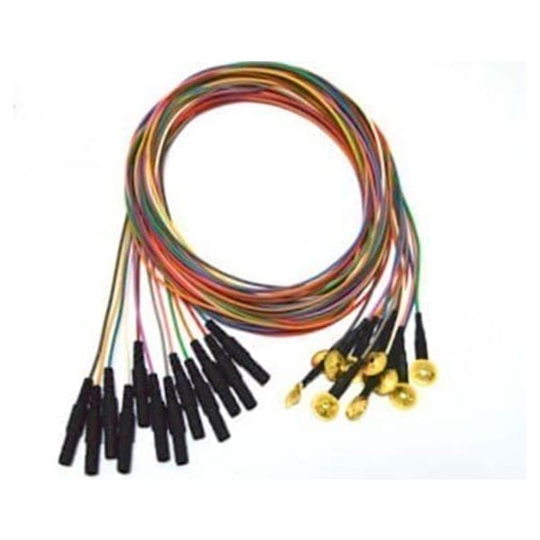 Electrodo Pediátrico Maxxigold Cup 60″ (EEG/EMG) Neurovirtual (12 cables)